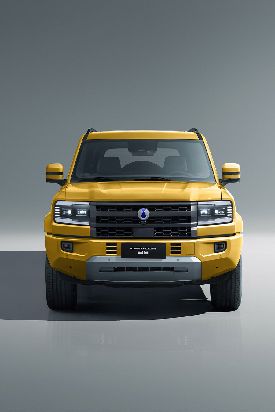 Mesh-Style Front Grille and Headlights